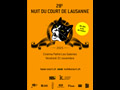 Affiche de la 28e Nuit du Court de Lausanne